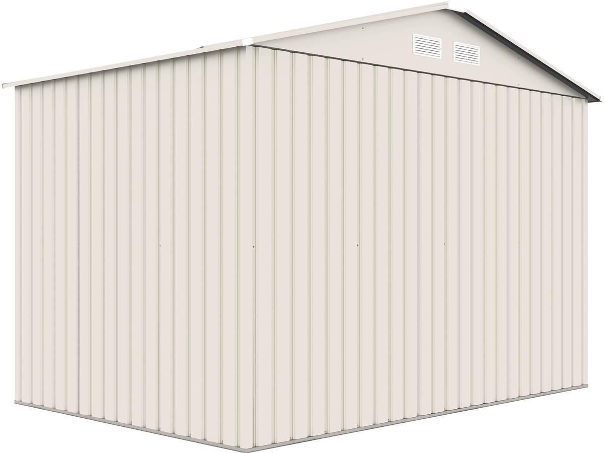 METALL-GARTENHAUS nebraska beige - Beige, Metall (277/202/191cm) - Habitat Garten