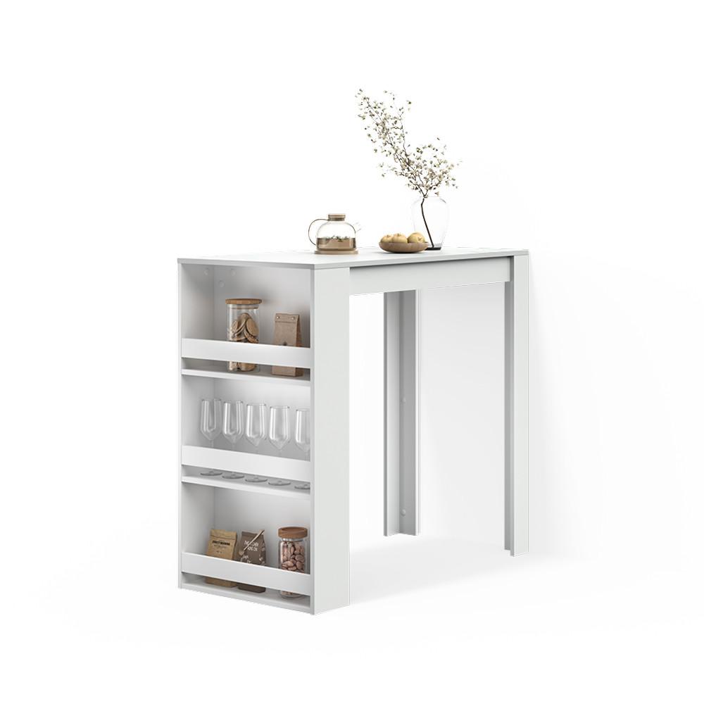 BARTISCH Regusa Weiß 57 x 117 cm - Weiß, Holzwerkstoff (117/57/106cm) - Livinity®
