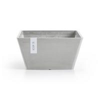 BLUMENTOPF Berlin 41/41/18 cm Hellgrau - Hellgrau, Kunststoff (41/18cm) - Ecopots