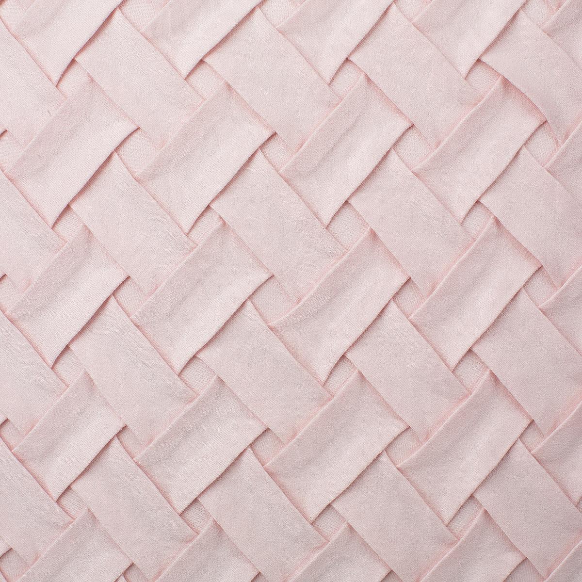 DEKOKISSEN 2er-Set Pastellrosa 45/45 cm Tithonia - Pink, Textil (45/45cm) - Beliani