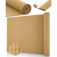 SICHTSCHUTZZAUN SolVision P12 100x300cm PVC Bambus - Naturfarben, Kunststoff (300cm) - Sol Royal
