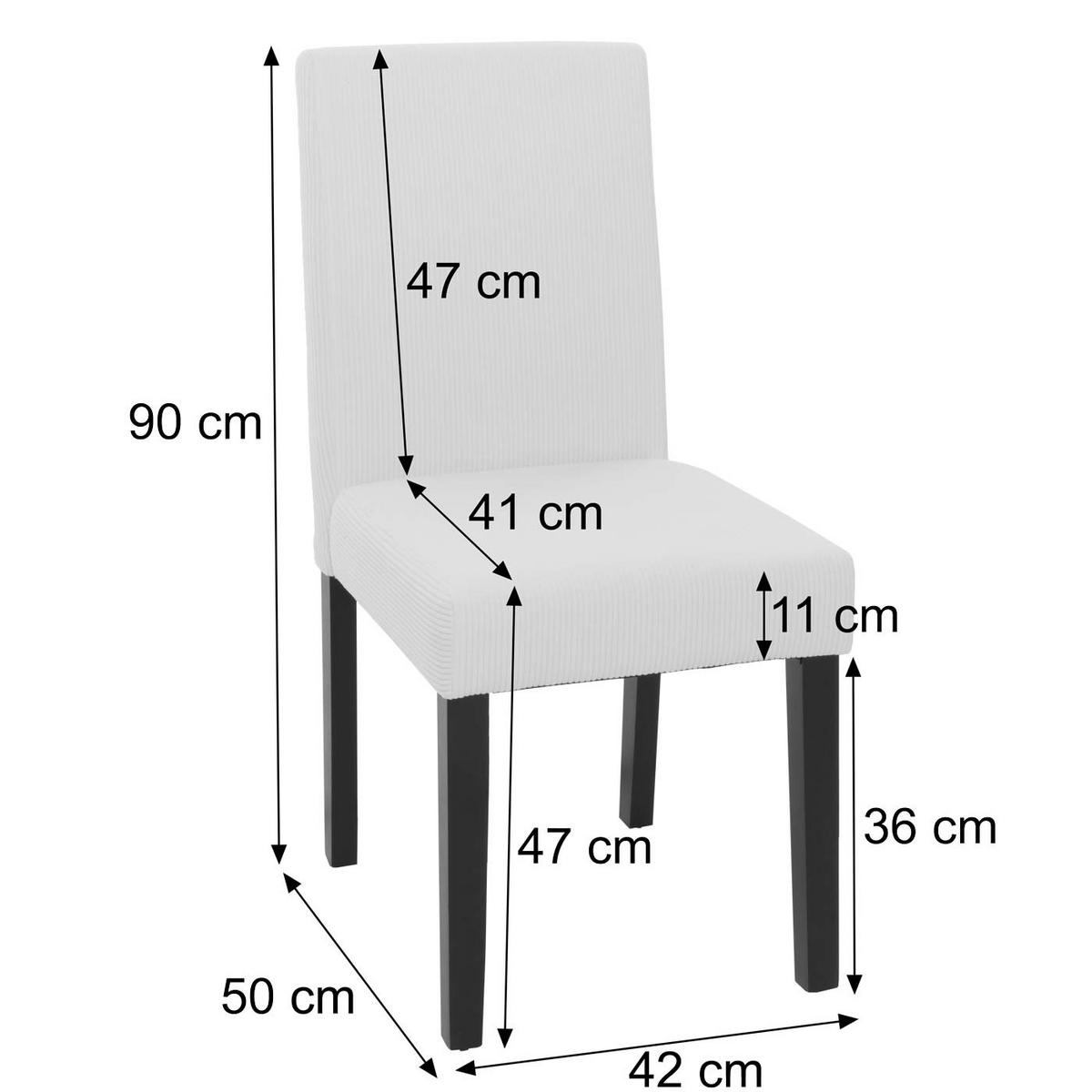 ESSZIMMERSTUHL Grün 6er-Set - Grün, Textil (42/90/50cm) - MCW