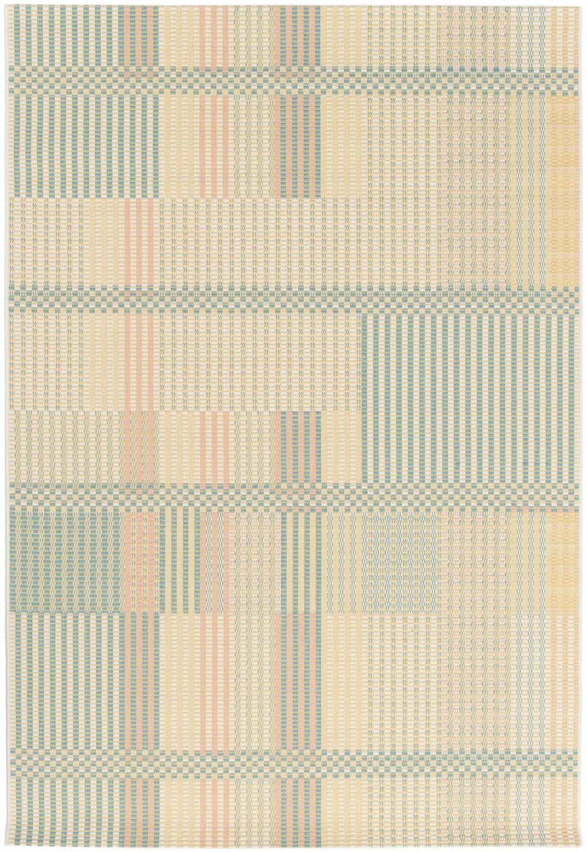 OUTDOORTEPPICH In Pastelltönen Manila 80/150 cm - Pastellblau/Pastellgrün, Textil (80/150cm) - Atticgo