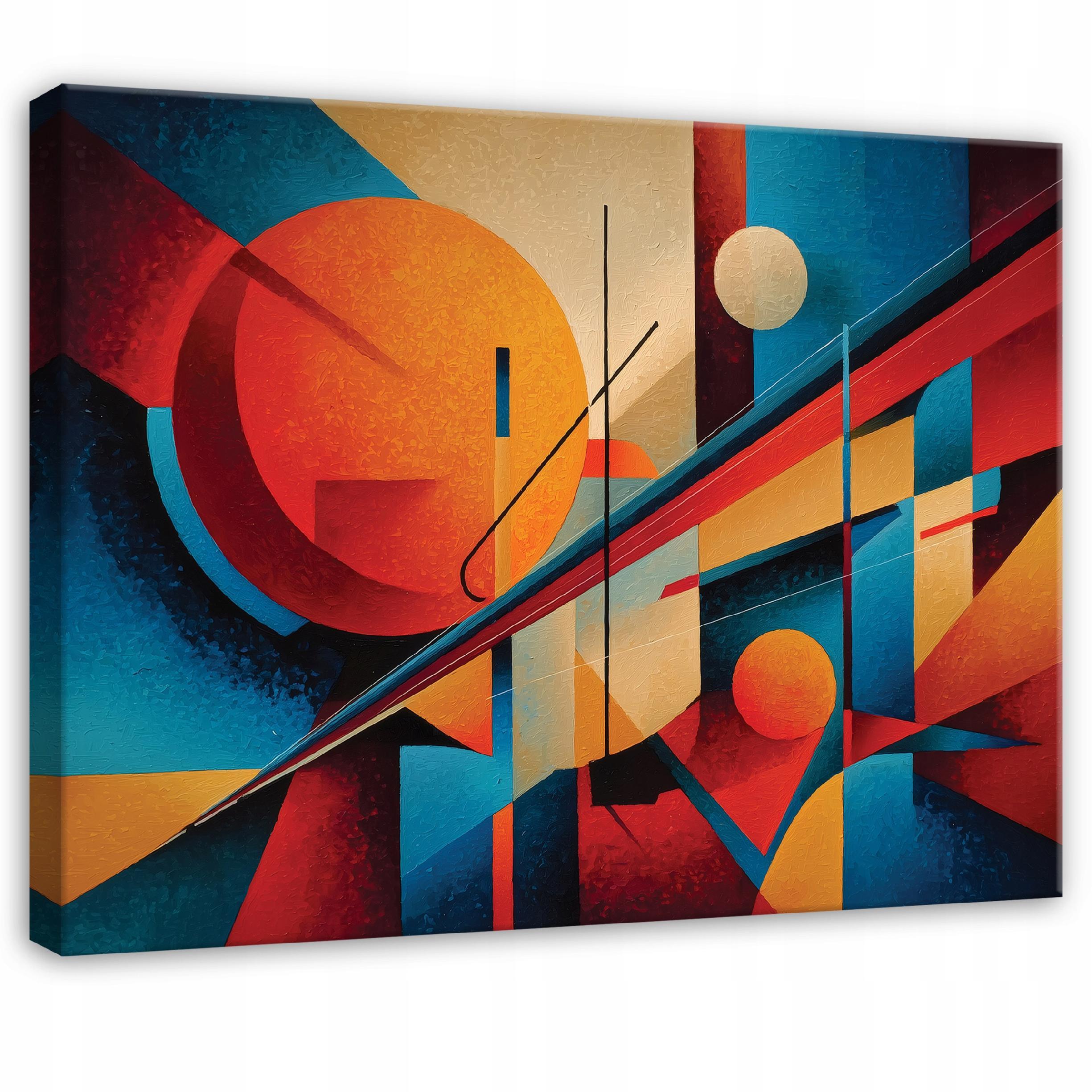BILDER Abstrakt Pop Art Bunt 100x70 - Multicolor, Holzwerkstoff (100/70cm) - Wallarena