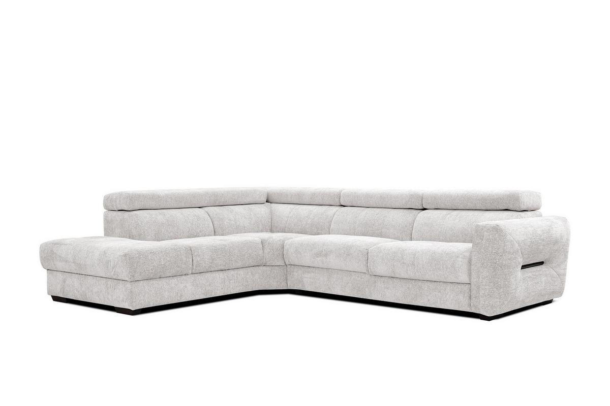 ECKSOFA CALVERA 5-Sitzer, weiß - Weiß, Holzwerkstoff/Textil (239/298cm) - Wozimo