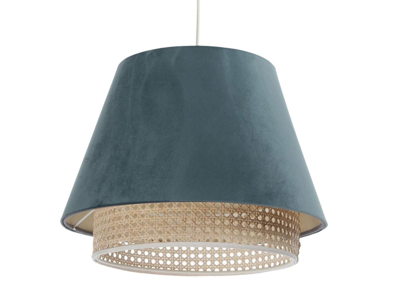 HÄNGELEUCHTE Türkis 40/25 cm - Türkis, Kunststoff (40/1.3/25cm) - ONZENO