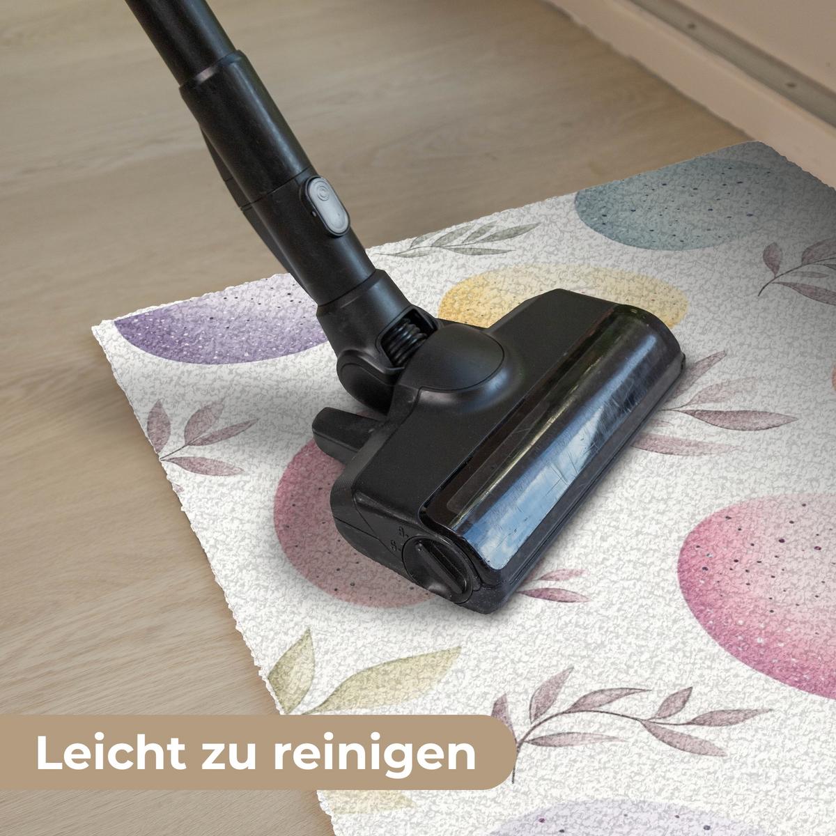 FUSSMATTE Eier - Bunt - Muster Teppichmatte 90x60 cm - Multicolor, Kunststoff (60/90cm) - MuchoWow