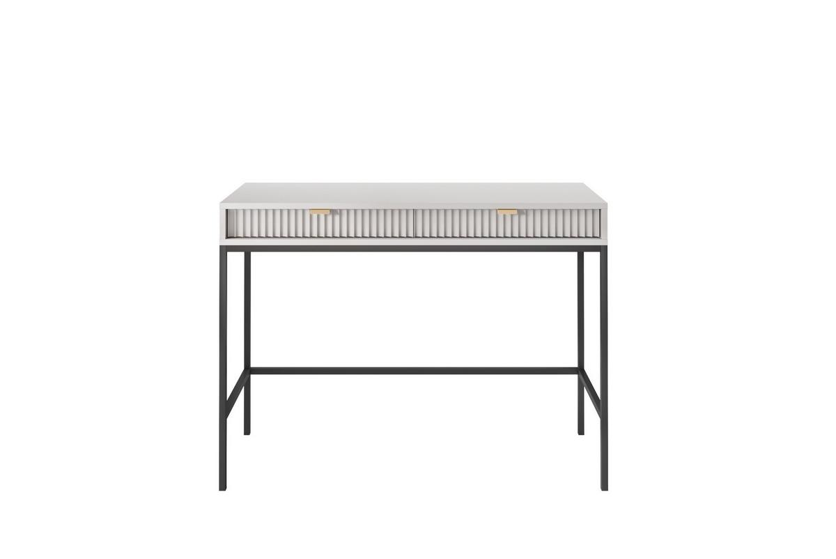 KONSOLENTISCH STELLARE 104/78/50 cm mit Schubladen, Grau - Grau, Holzwerkstoff (50/104/78cm) - MASSENO