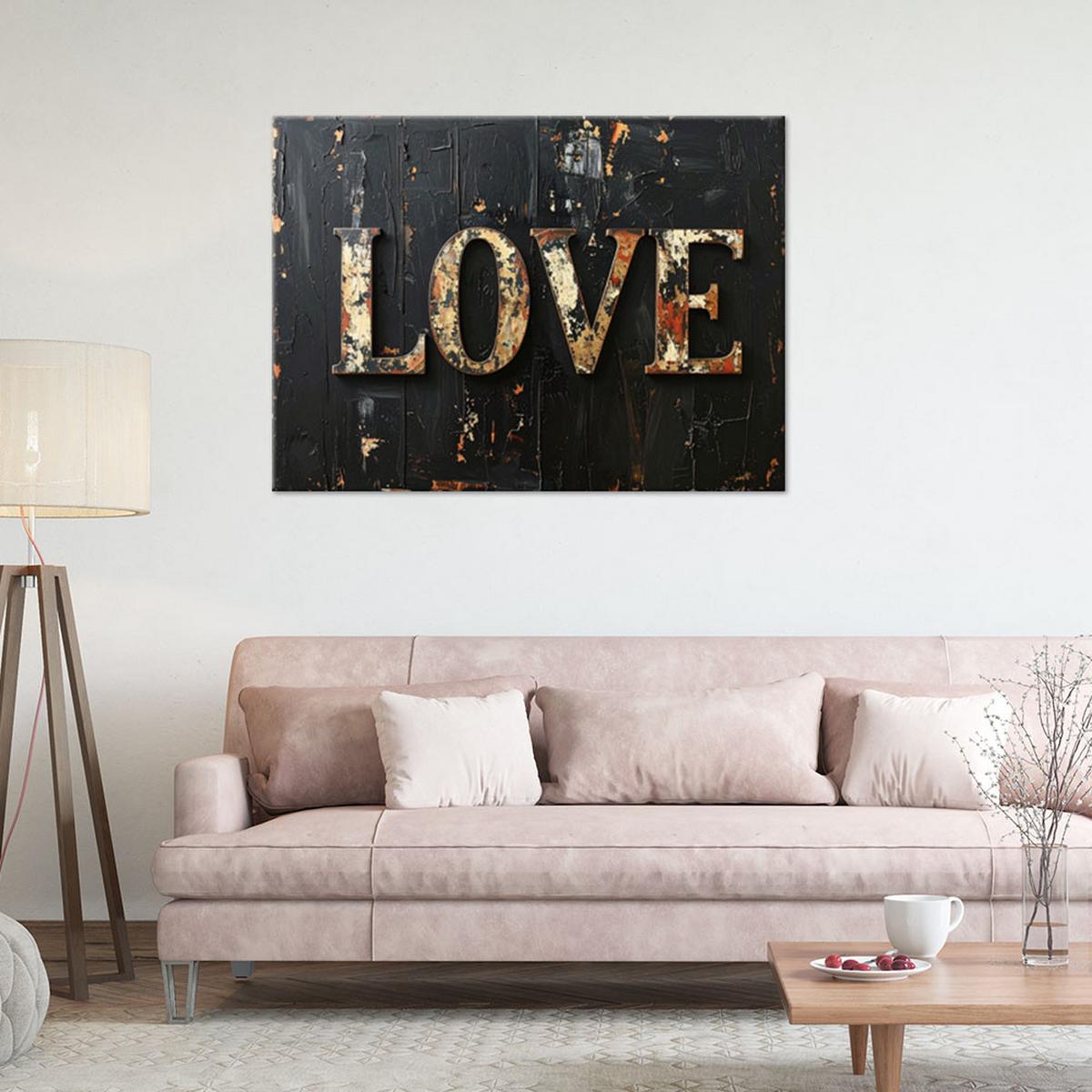 LEINWANDBILD Inschriften und Zitate 45x30cm - Schwarz, Textil (45/30cm) - Feeby