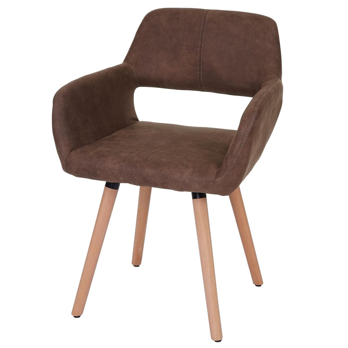 ESSZIMMERSTUHL Kastanienbraun 6er-Set - Rotbraun/Braun, Holz (56/78/57cm) - MCW