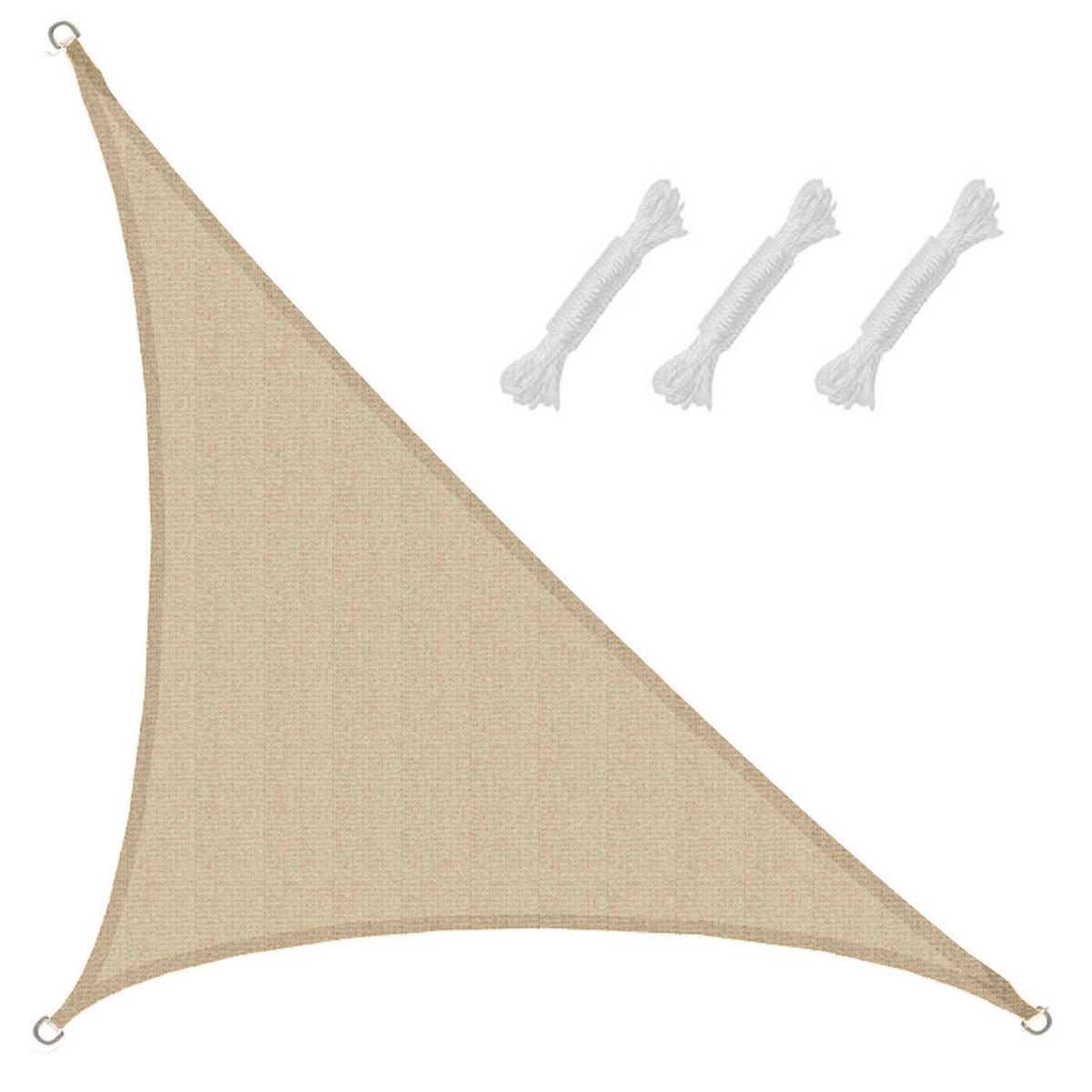 SONNENSEGEL Luftdurchlässig 510/360 cm Beige - Beige, Kunststoff (360/510cm) - Amanka