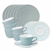 KAFFEESERVICE Life Fashion Green Chic 18-tlg. - Grün, Keramik (2/2/2cm) - Seltmann Weiden