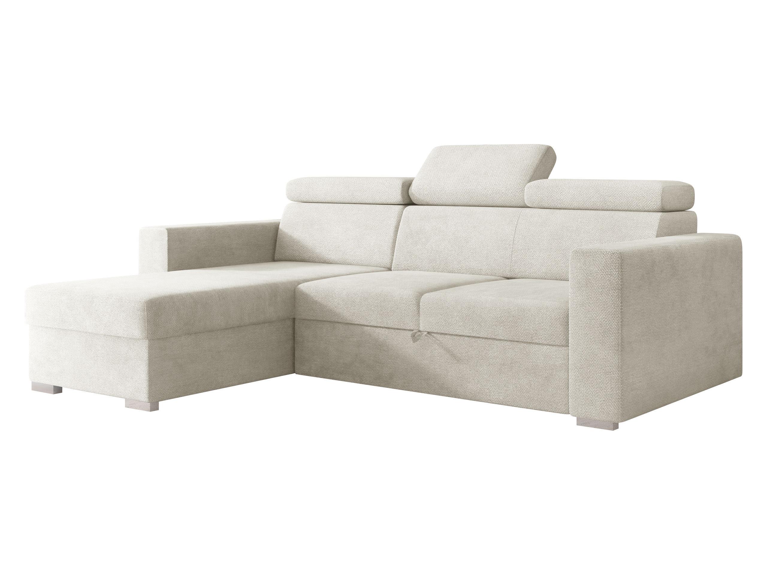 ECKSCHLAFSOFA Pedro 2rLC - Silberfarben/Naturfarben, Holz/Kunststoff (235/170cm) - MIRJAN24