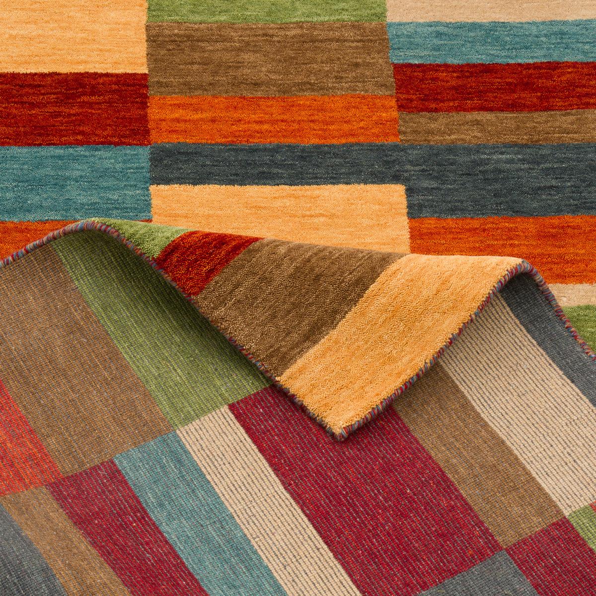 NATUR WOLLE TEPPICH GABBEH ESTA - Multicolor, Textil (140/200cm) - Pergamon