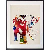 POSTER Elefant A4 Rahmenlos - Klar, Papier (29.7/5/21cm) - Nacnic