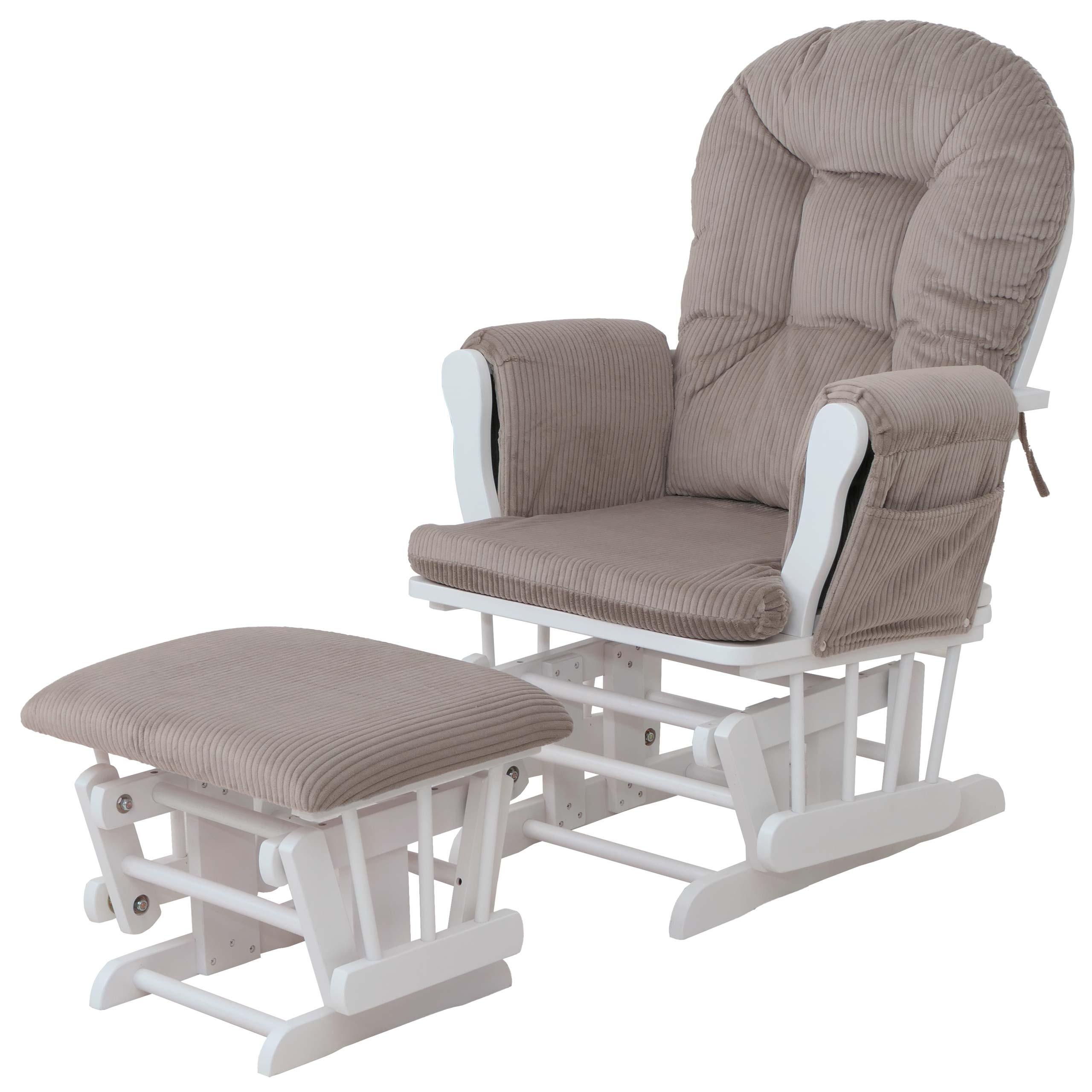 RELAXSESSEL Hellgrau, Weiß - Hellgrau/Weiß, Textil (74/103/71cm) - MCW