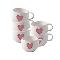 ESPRESSOTASSEN With Love weiß 60 ml 6er Set - Weiß, Keramik (0.06L) - like.Villeroy & Boch