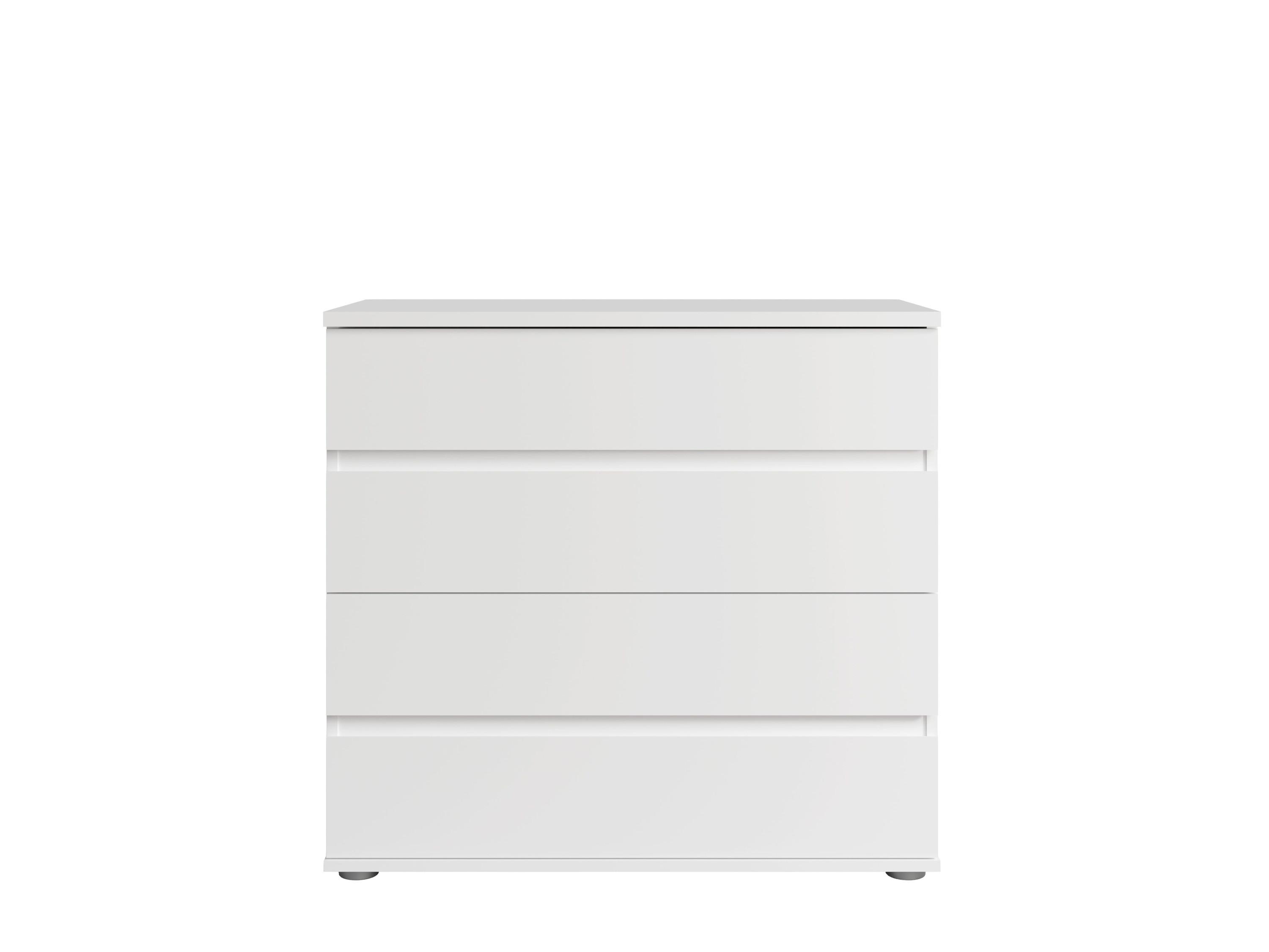 KOMMODE Weiß 91/84/42 - Weiß, Holzwerkstoff (91/84/42cm) - RAUMHIRSCH FURNITURE