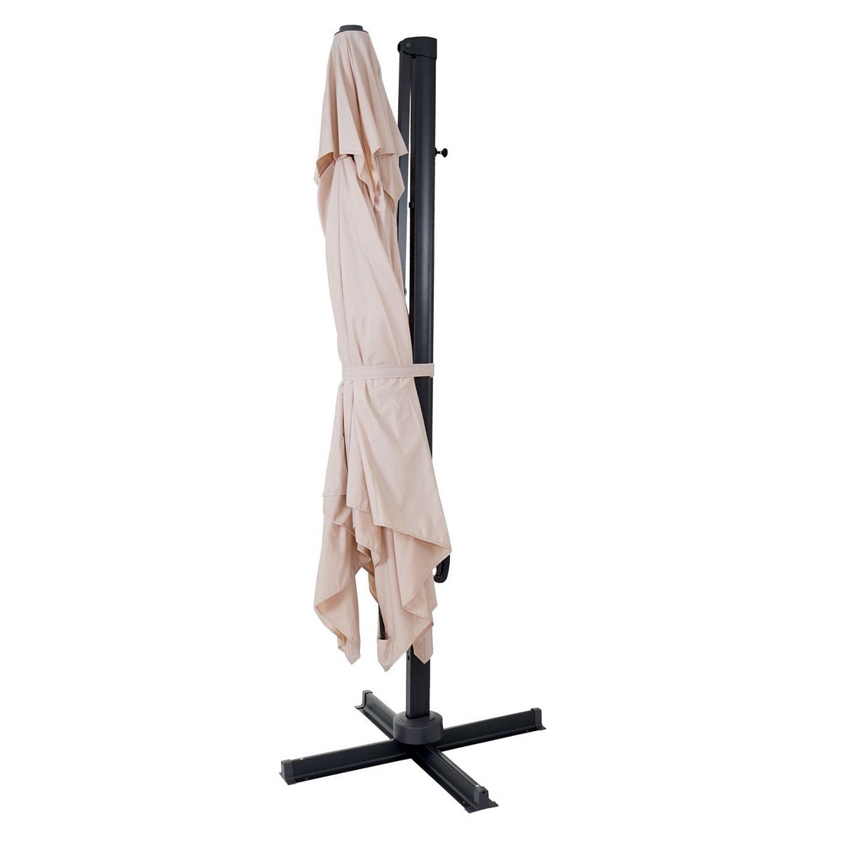 AMPELSCHIRM I Cremeweiß 300/300 cm - Weiß, Textil (360/300cm) - MCW
