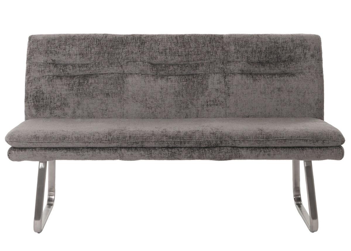 SITZBANK Grau - Dunkelgrau/Grau, Textil (160/90/58cm) - MCW