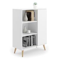 BÜCHERREGAL Fondi - Weiß, Holzwerkstoff (90/116/40cm) - RAUMHIRSCH FURNITURE