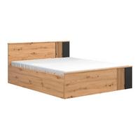 BETT 160/200 Ezra Holz - Braun, Holzwerkstoff (160/200cm) - Petits-meubles