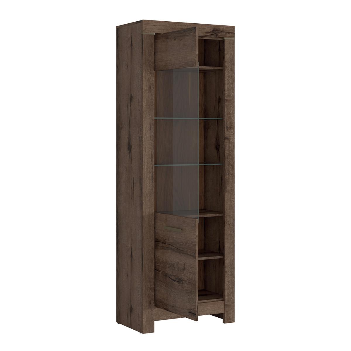 VITRINE Adam Dunkles Holz - Braun, Holzwerkstoff (68/196/39cm) - Petits-meubles