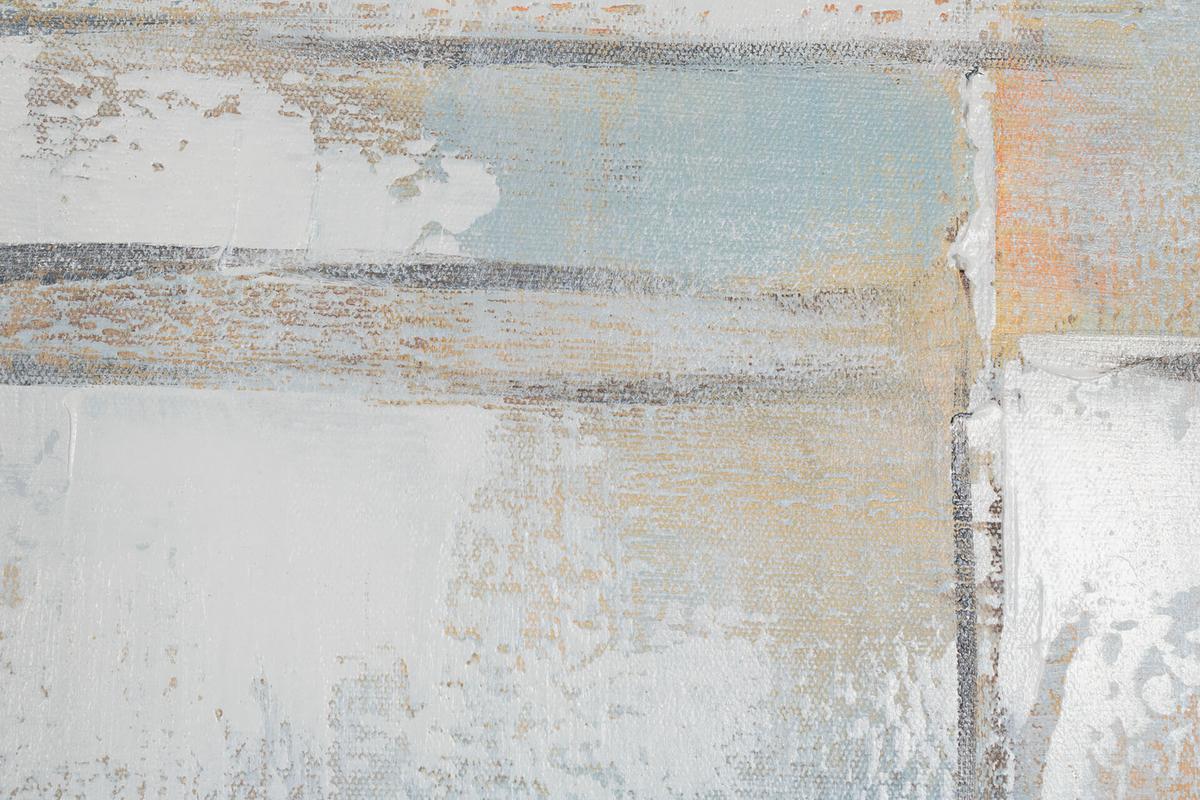 ACRYLBILD HANDGEMALT 60/90 cm - Grau, Holz/Textil (60/90cm) - KUNSTLOFT