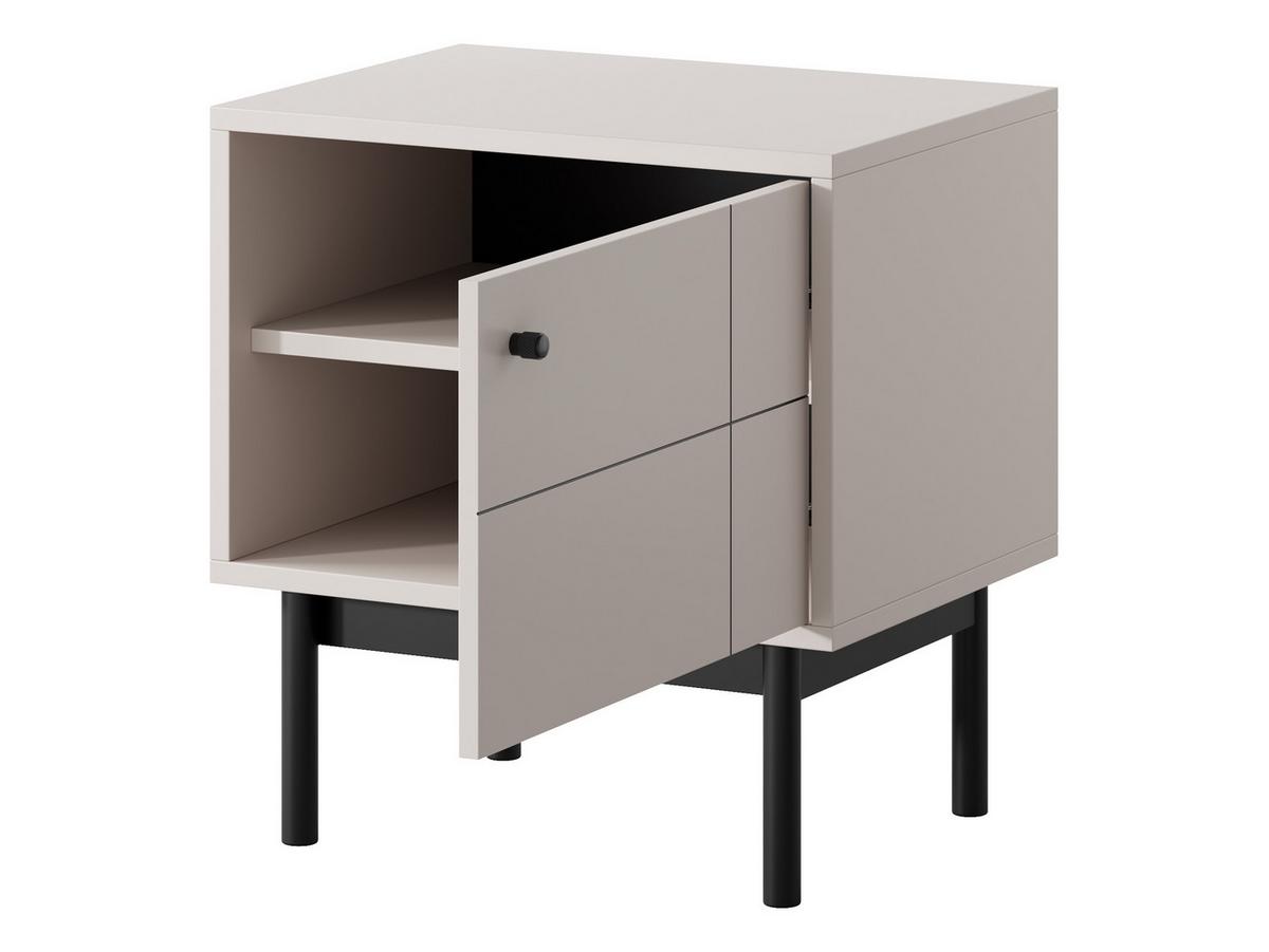 NACHTTISCH GIAPPONESE 53,5/56,6/39 cm Kaschmir - Kaschmir, Holzwerkstoff (53.5/56.6/39cm) - MASSENO