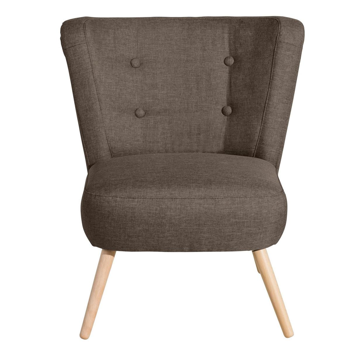 SESSEL Kassi Bezug Flachgewebe Buche natur / sahara - Gelb, Kunststoff (69/80/68cm) - 58aufmkessel