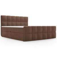 BOXBETT Alicante 140x200 Braun - Braun, Holz/Textil (140/200cm) - Graingold