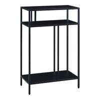 KONSOLENTISCH Kumlinge - Schwarz, Metall (30/55/85cm) - [en.casa]