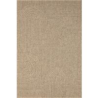 FLACHWEBTEPPICH Geometrisch CORDEV Polypropylen Natur 160 x 230 cm - Beige, Textil (160/230cm) - KADIMA DESIGN
