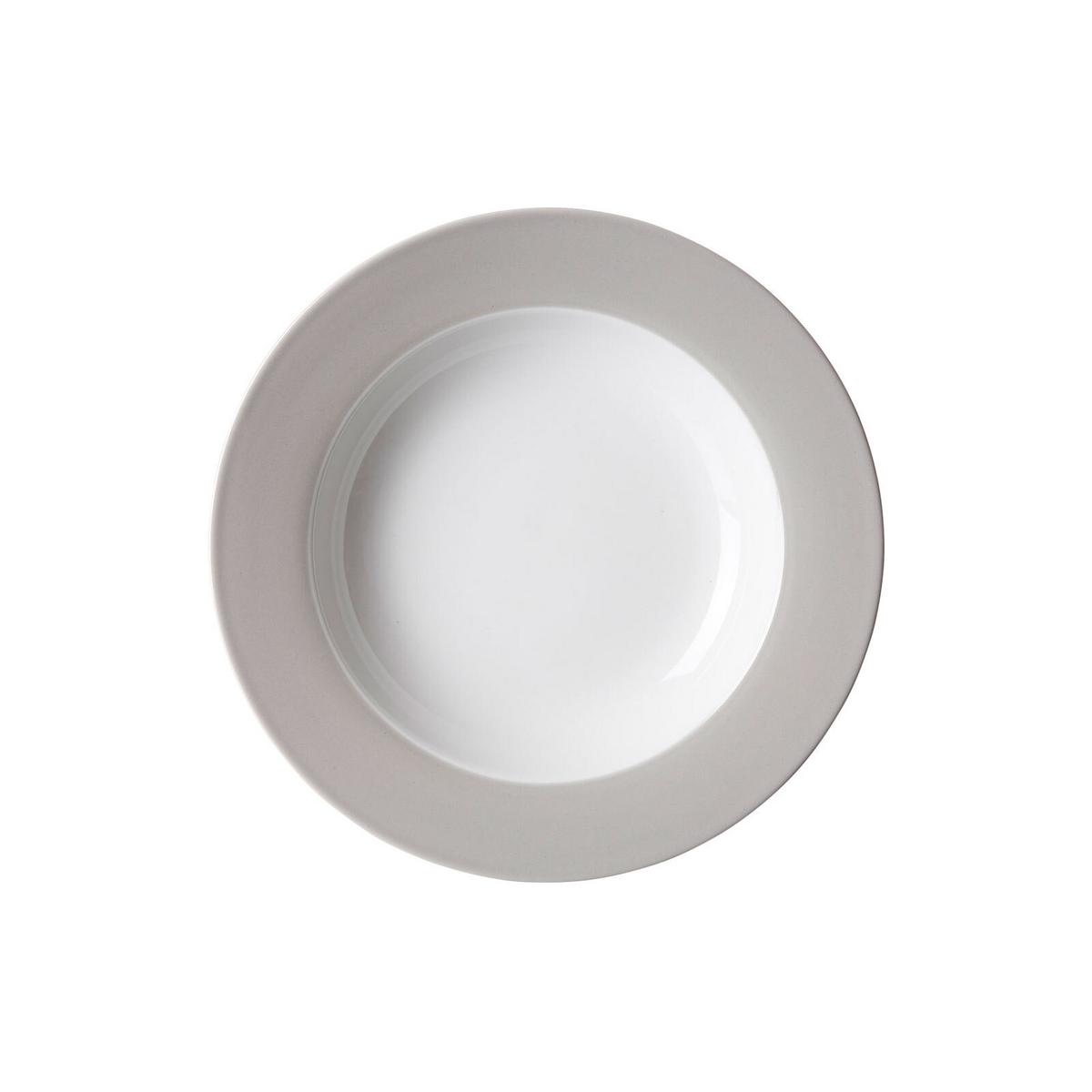 SUPPENTELLER Doppio Grau ø 22 cm 6er Set - Grau, Keramik (22cm) - Ritzenhoff Breker