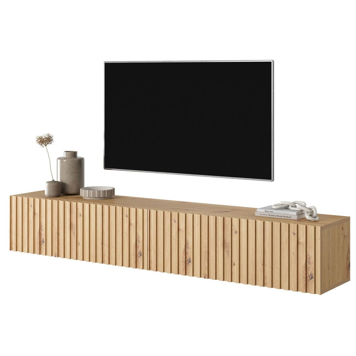 TV-HÄNGEBOARD Telire Eiche 175 cm - Eiche Artisan, Holzwerkstoff (175/30/31.6cm) - Selsey