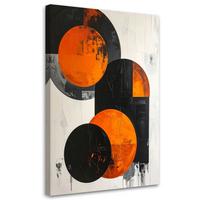 LEINWANDBILD 3D und geometrisch 30x45cm - Orange, Textil (30/45cm) - Feeby