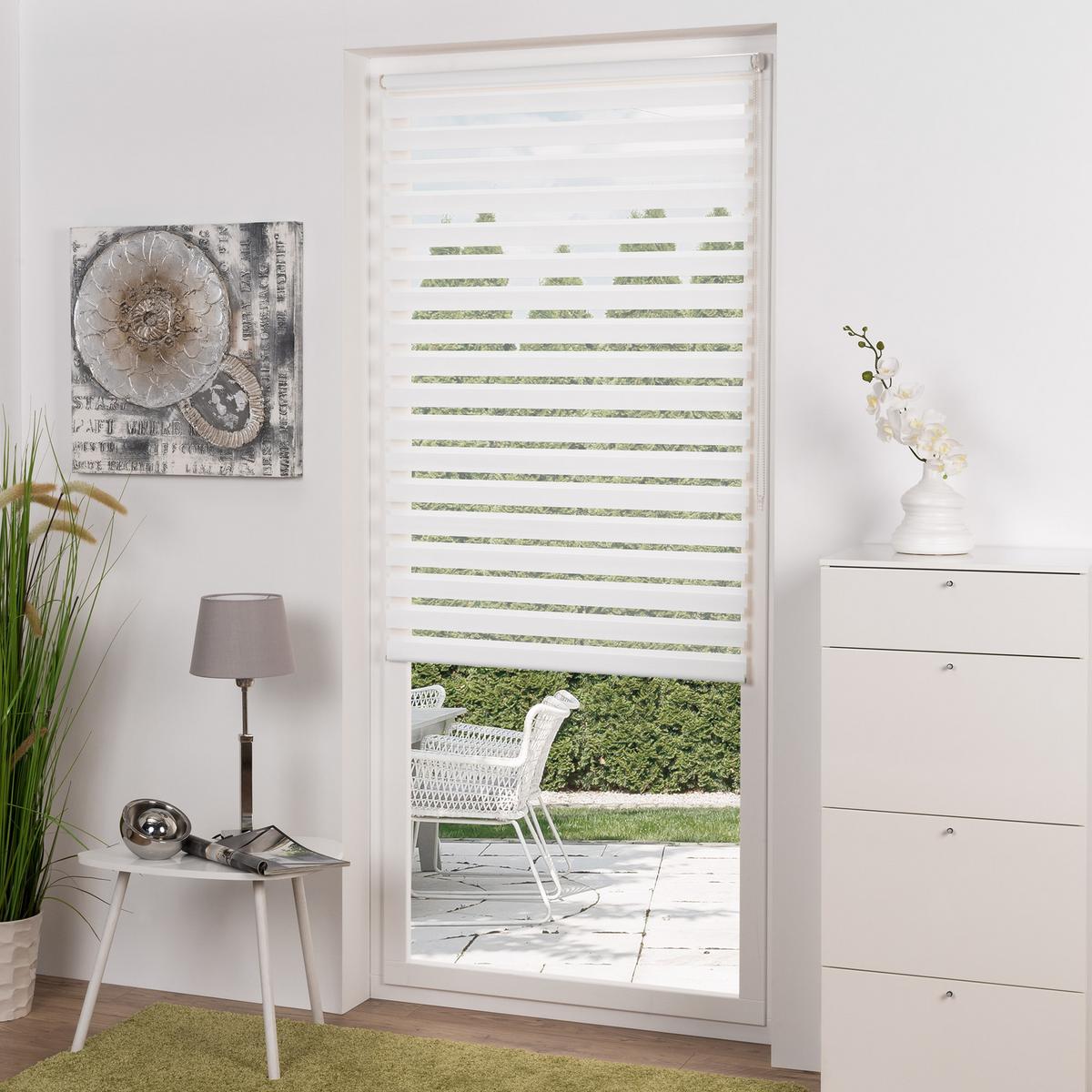 DOPPELROLLO SolDecor DL2 115x150cm Weiß - Weiß, Kunststoff (115/150/1cm) - Sol Royal