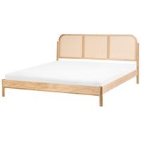 BETT mit Lattenrost 180/200 Kiefernholz Hellbraun Archail - Hellbraun, Holz (180/200cm) - Beliani