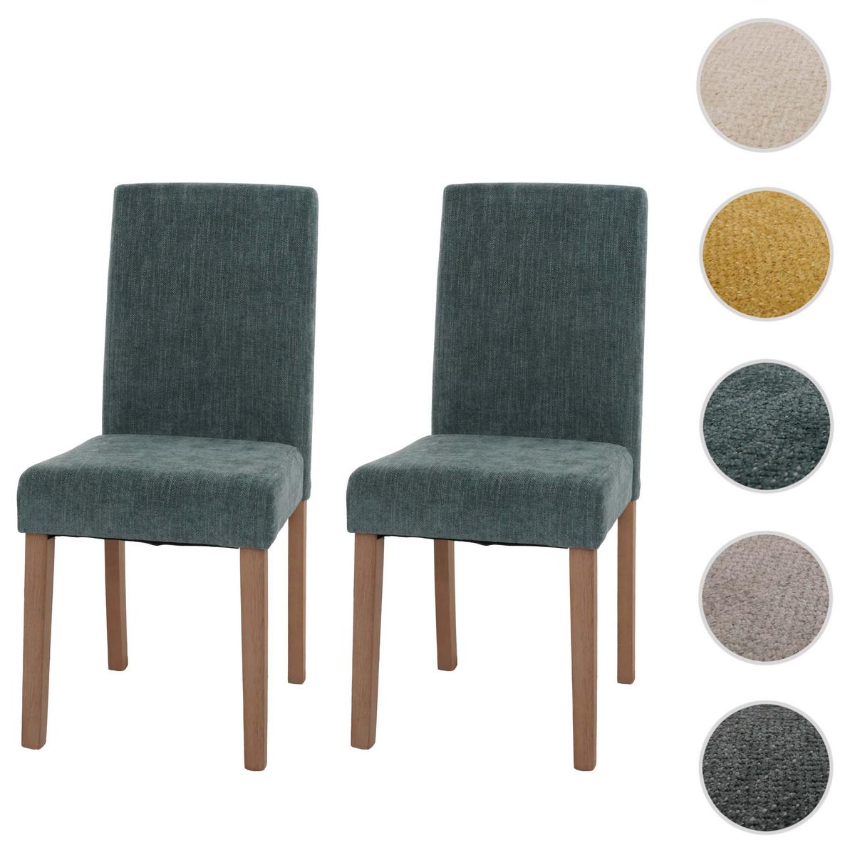 ESSZIMMERSTUHL Grün 2er-Set - Grün, Textil (42/90/50cm) - MCW