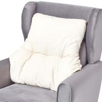 RÜCKENKISSEN creme 68/58 cm – Stützkissen für Sessel, Baumwolle - Creme, Textil (68/15cm) - Homescapes