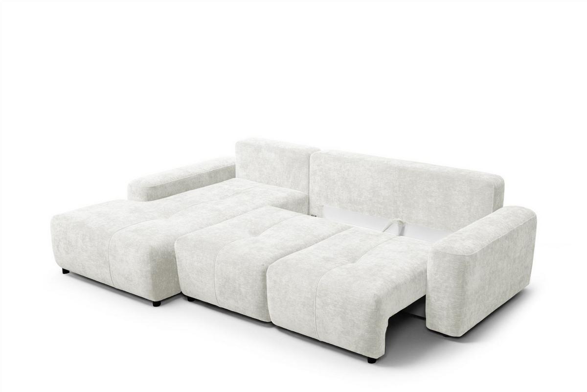 ECKSOFA Argos In Vibe - Creme, Holzwerkstoff/Textil (170/267cm) - Fun Möbel