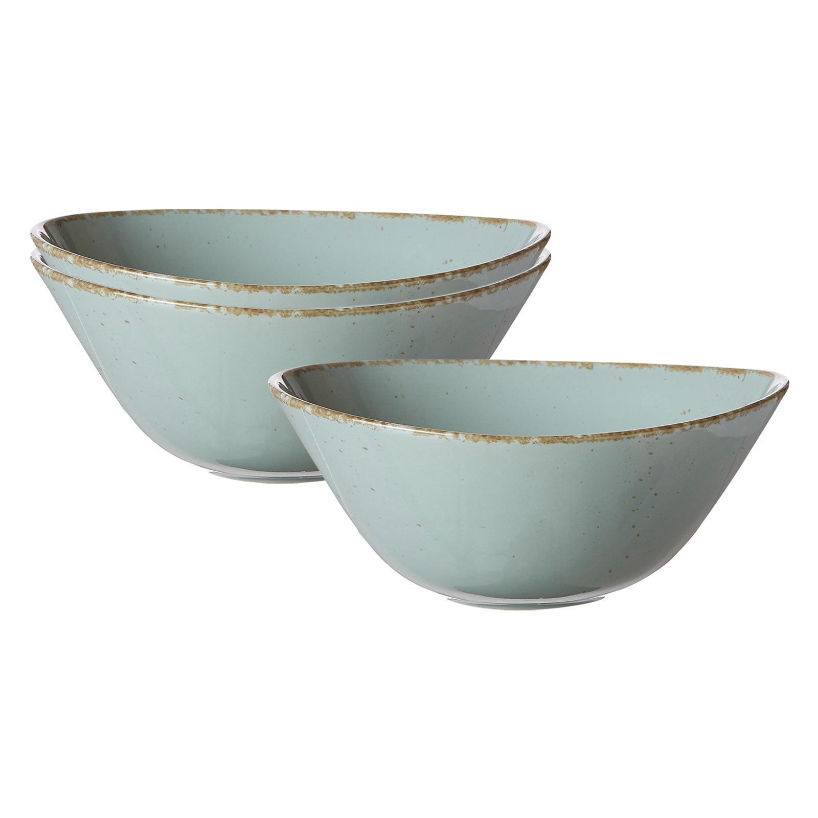 SERVIERSCHALEN Casa Blau 16,5 x 19 cm 3er Set - Blau, Keramik (19/8/16.5cm) - Ritzenhoff Breker