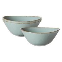 SERVIERSCHALEN Casa Blau 16,5 x 19 cm 3er Set - Blau, Keramik (19/8/16.5cm) - Ritzenhoff Breker