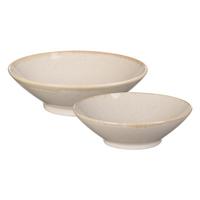 SERVIERSCHALEN-SET Sahara Creme 2-tlg. - Creme, Keramik (2/2/2cm) - Ritzenhoff Breker