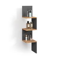ECKREGAL Vesuvio Anthrazit 28 x 116.4 cm - Anthrazit, Holzwerkstoff (28/116.4/28cm) - Livinity®