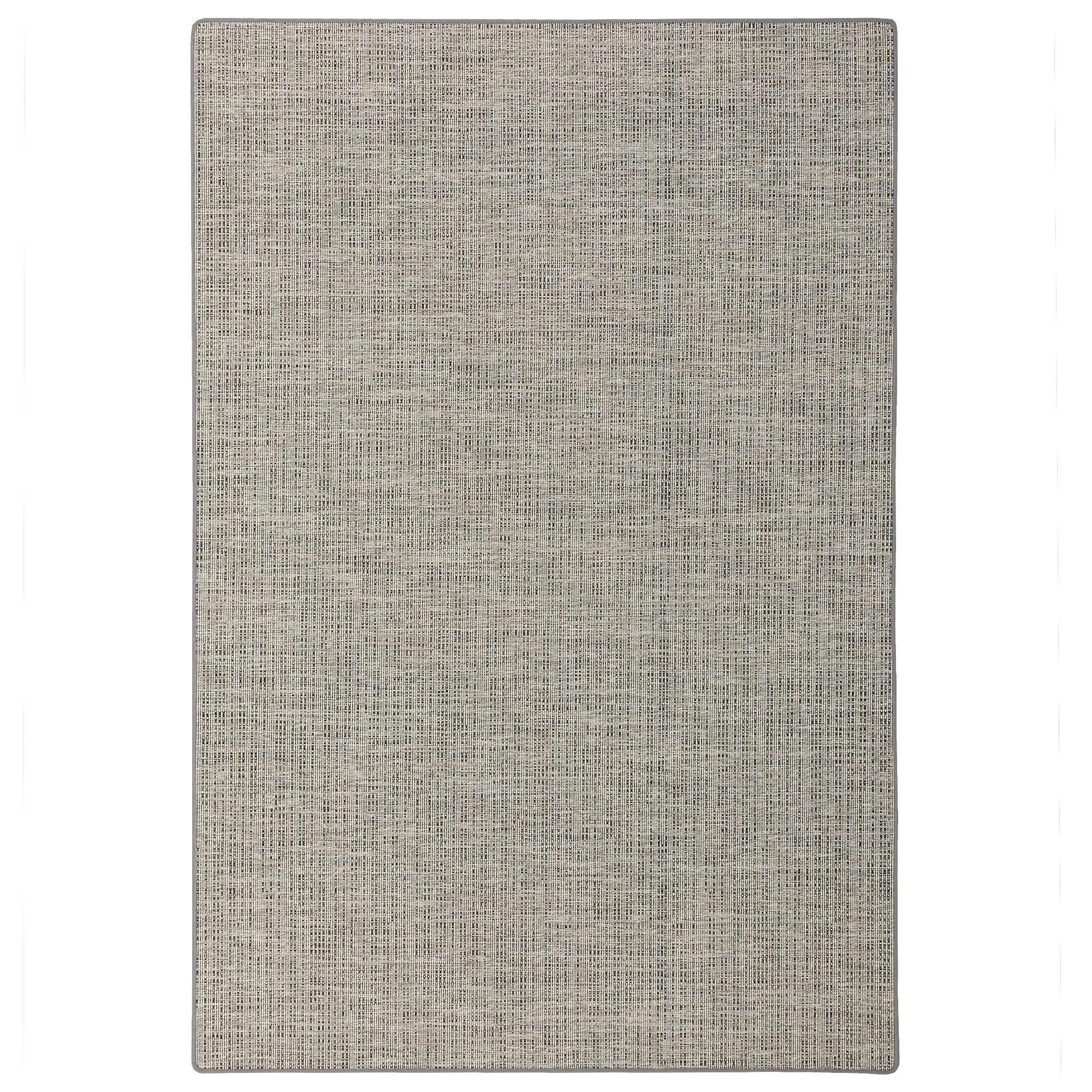 SISAL-OPTIK DESIGNER FLACHGEWEBE TEPPICH PURE MELIERT - Grau, Textil (160/200cm) - Snapstyle
