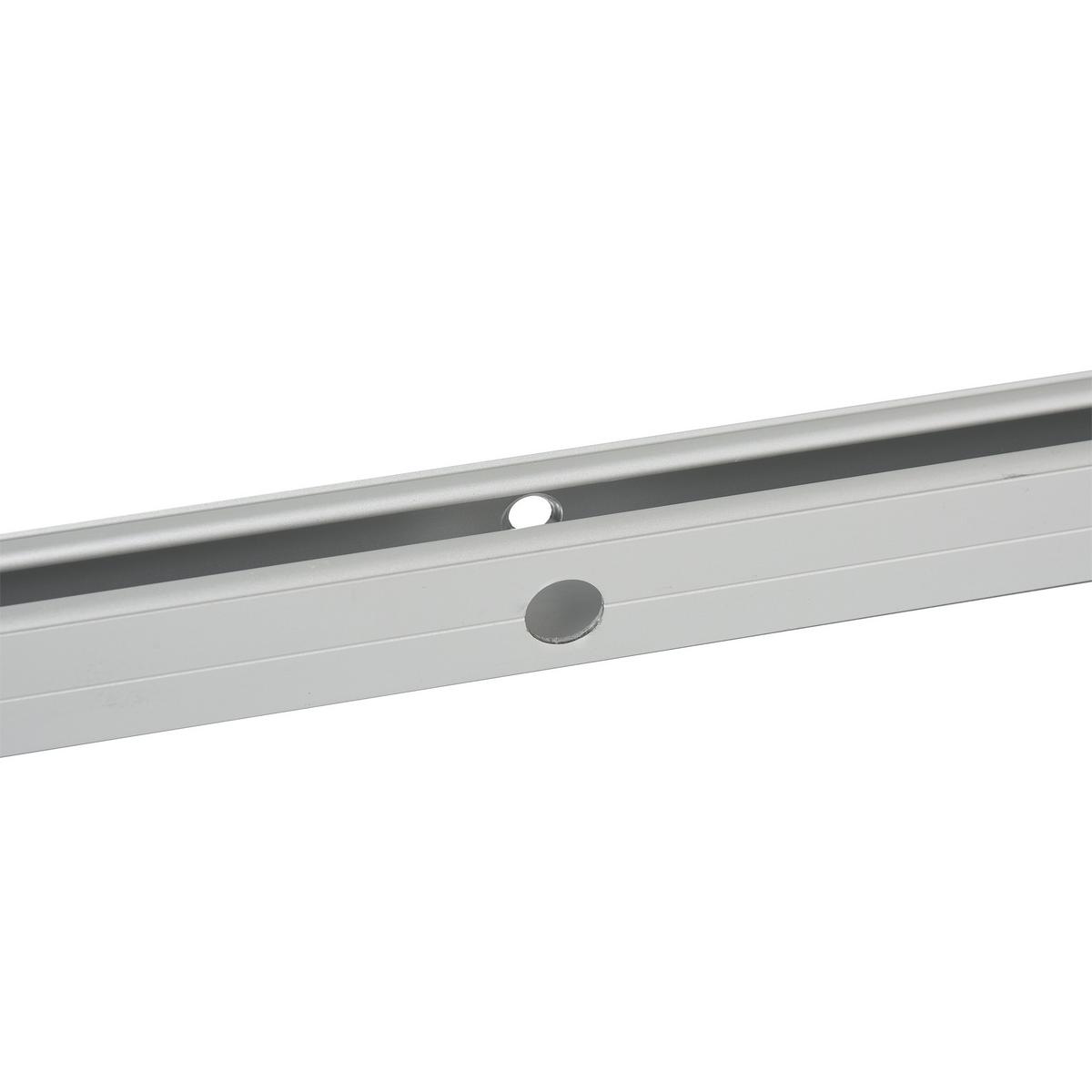 INNENTÜR Alulegierung Glas Vollflächtig Satiniert - Klar, Glas/Metall (0.08/205/90cm) - HOMCOM