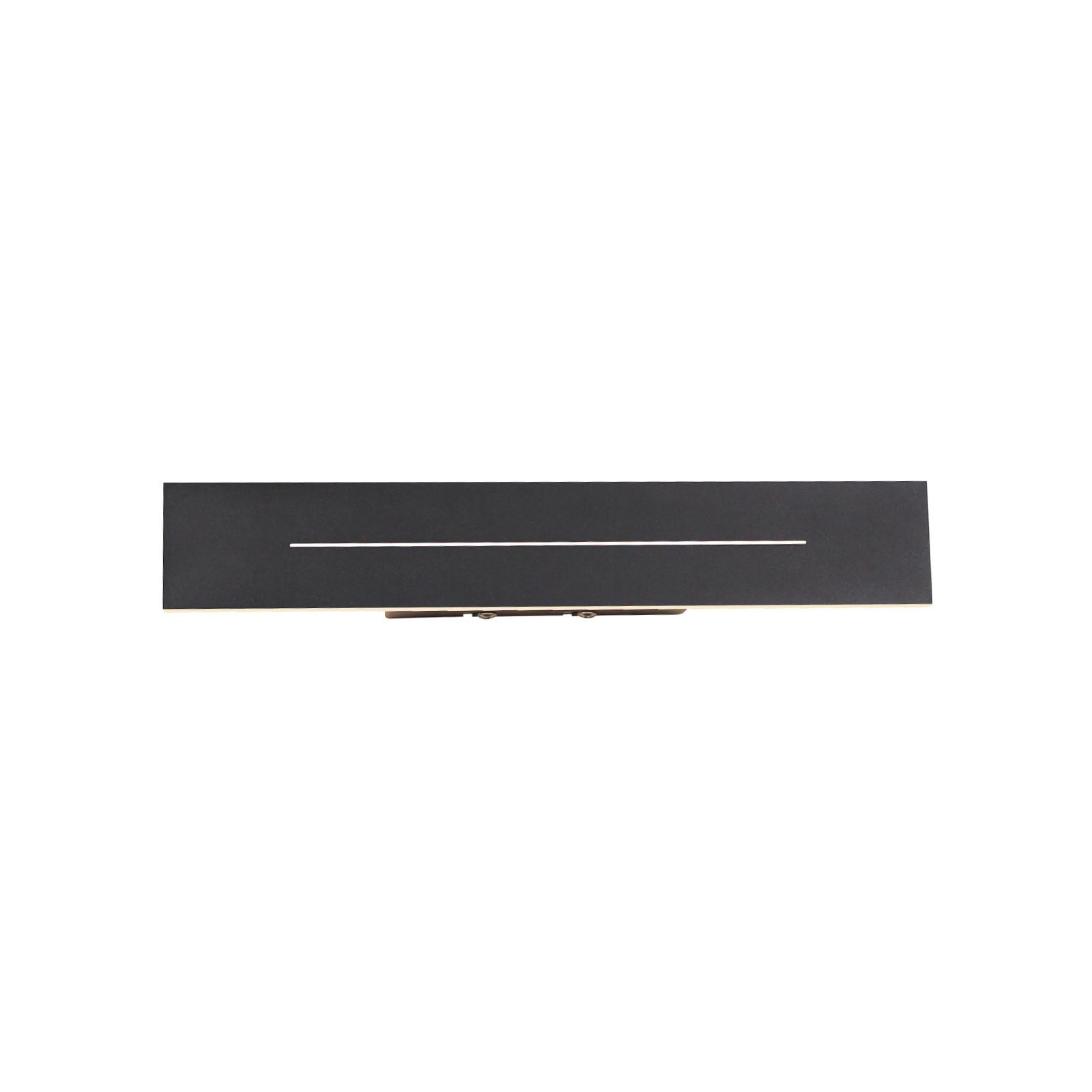 LED WANDLEUCHTE Vision - Schwarz, Metall (5/5/30cm) - Nettlife