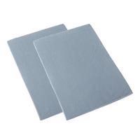 KINDER-BETTLAKEN ohne Gummizug 2er-Set Flanell, 100/150 cm - Blau, Textil (100/150cm) - Homescapes