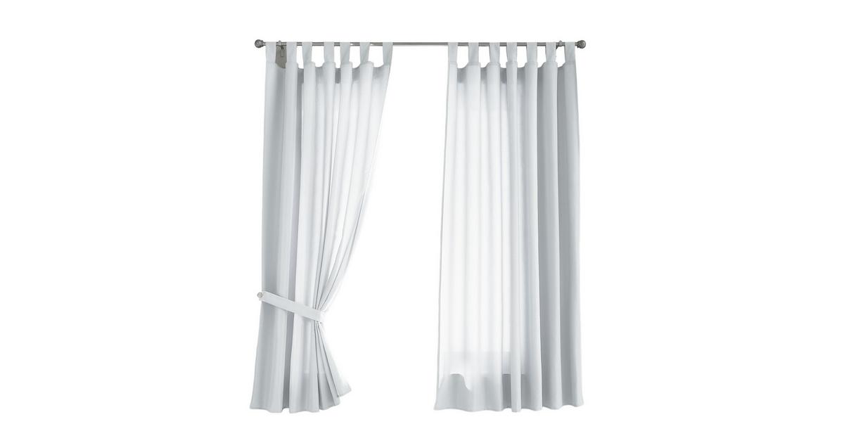 Gardinenbox VORHANG 2ER SET POTSDAM HxB 175x140 cm Weiß online kaufen ➤ mömax